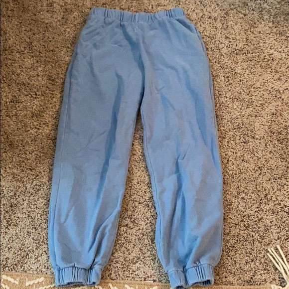 Brandy Melville Pants - brandy melville SKY BLUE rosa sweatpants